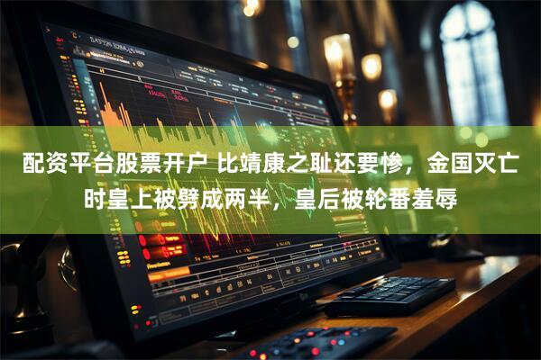 配资平台股票开户 比靖康之耻还要惨，金国灭亡时皇上被劈成两半，皇后被轮番羞辱